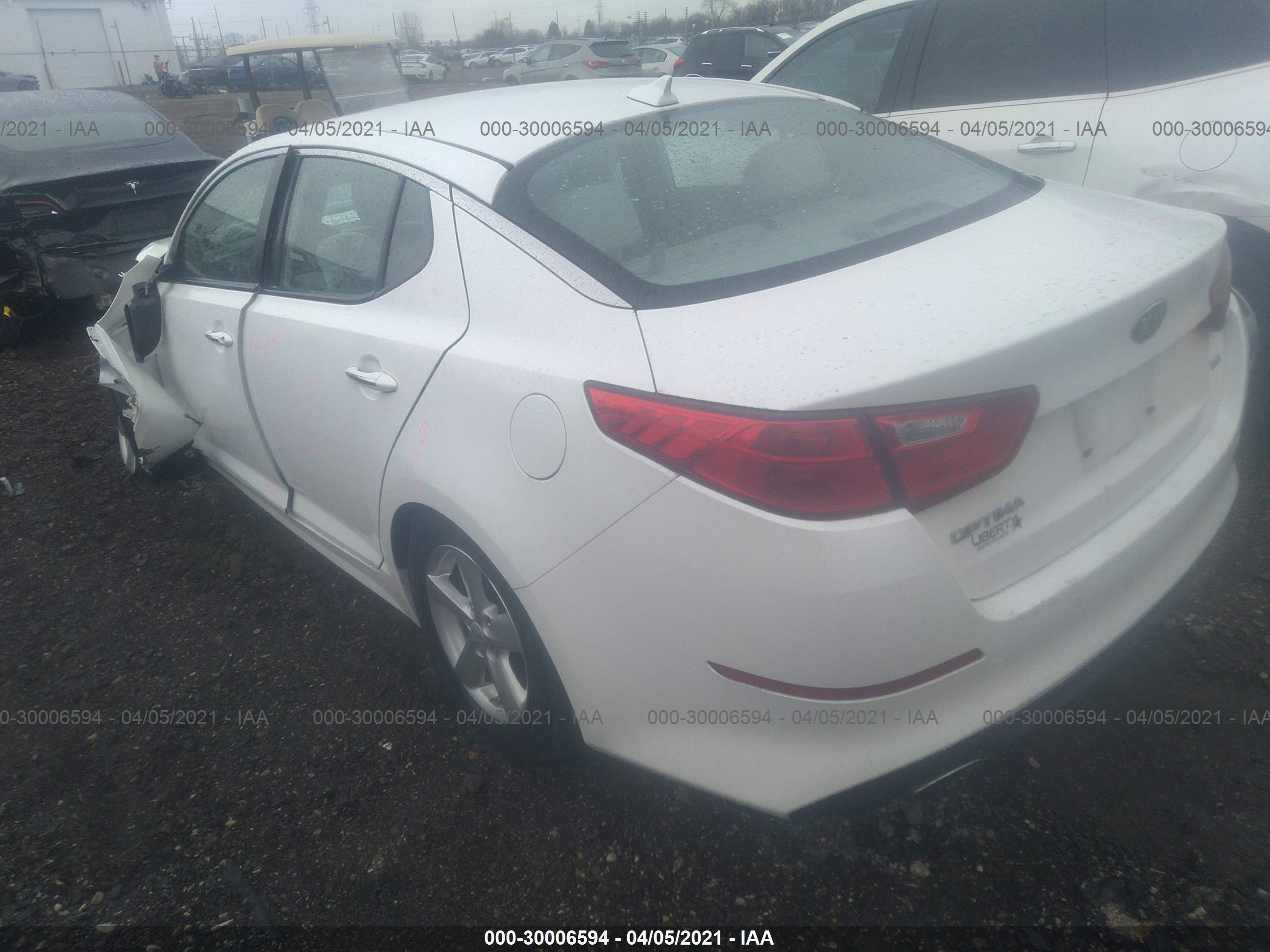 Photo 2 VIN: KNAGM4A75F5642700 - KIA OPTIMA 