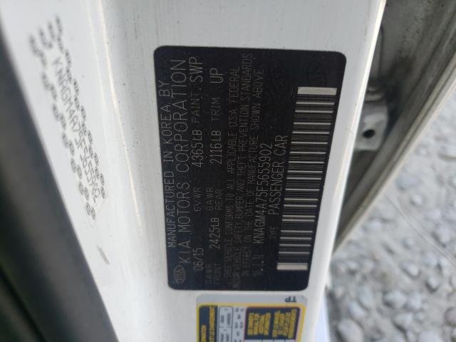 Photo 9 VIN: KNAGM4A75F5655902 - KIA OPTIMA LX 