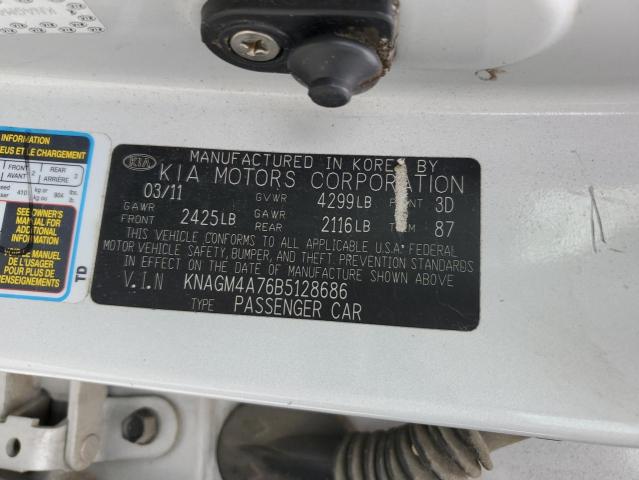 Photo 11 VIN: KNAGM4A76B5128686 - KIA OPTIMA LX 