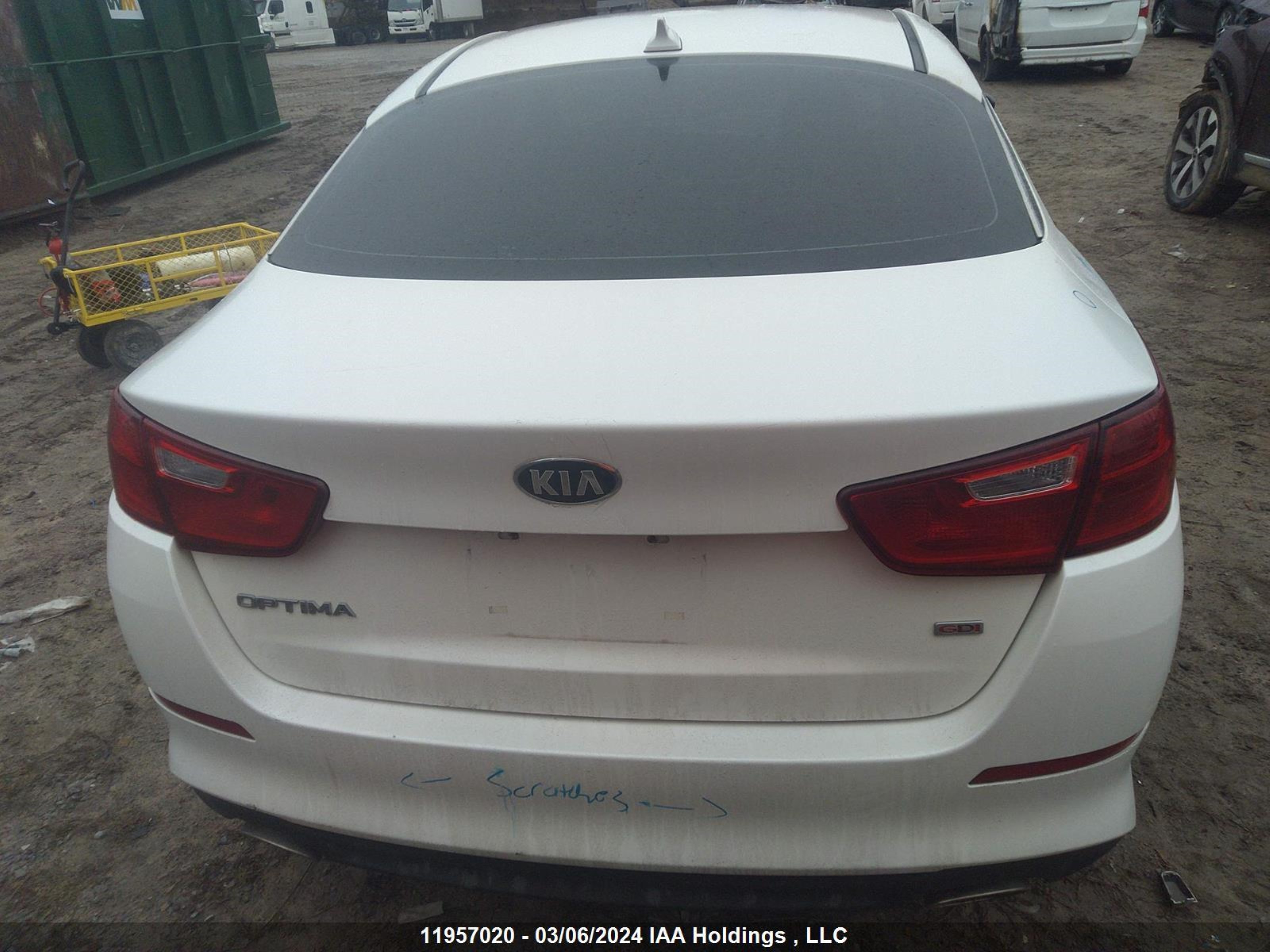 Photo 15 VIN: KNAGM4A76F5561009 - KIA OPTIMA 