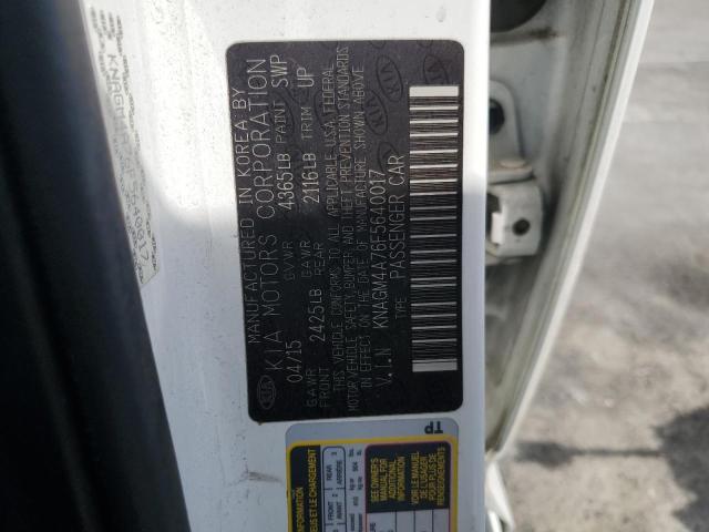 Photo 11 VIN: KNAGM4A76F5640017 - KIA OPTIMA 