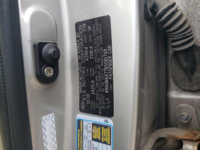 Photo 11 VIN: KNAGM4A77B5081748 - KIA OPTIMA 