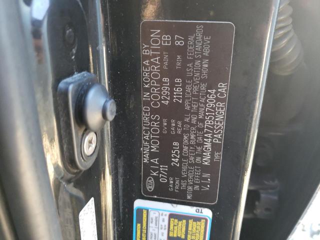 Photo 9 VIN: KNAGM4A77B5179064 - KIA OPTIMA LX 