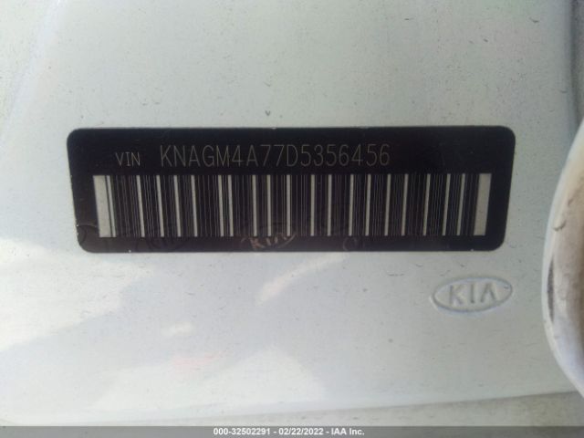 Photo 8 VIN: KNAGM4A77D5356456 - KIA OPTIMA 