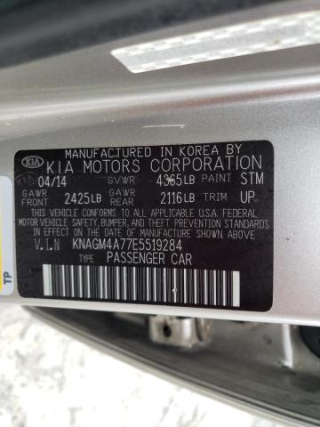 Photo 11 VIN: KNAGM4A77E5519284 - KIA OPTIMA LX 