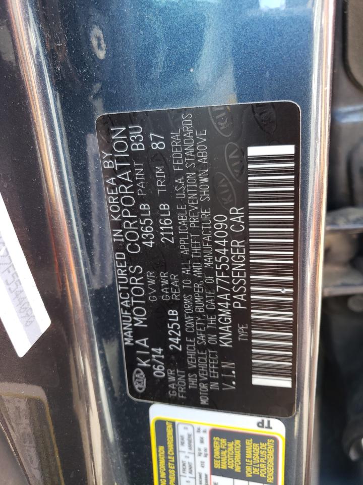 Photo 11 VIN: KNAGM4A77F5544090 - KIA OPTIMA 