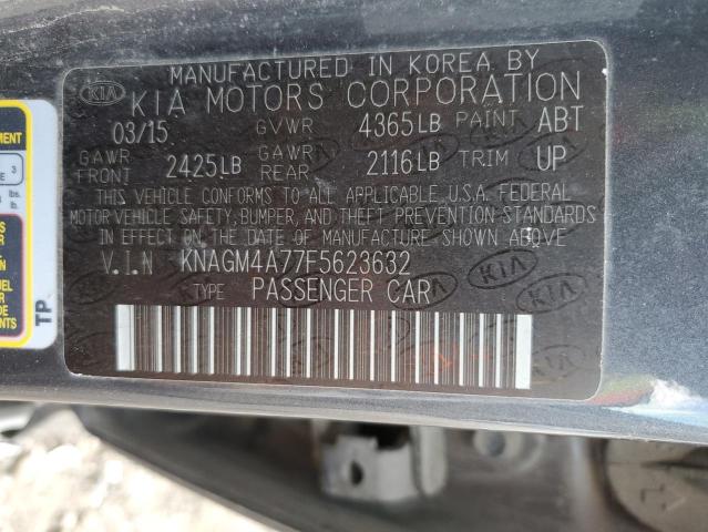 Photo 11 VIN: KNAGM4A77F5623632 - KIA OPTIMA 