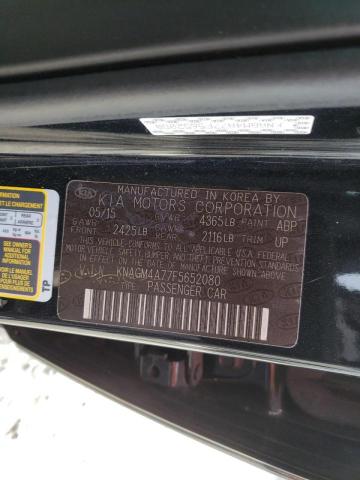 Photo 11 VIN: KNAGM4A77F5652080 - KIA OPTIMA LX 