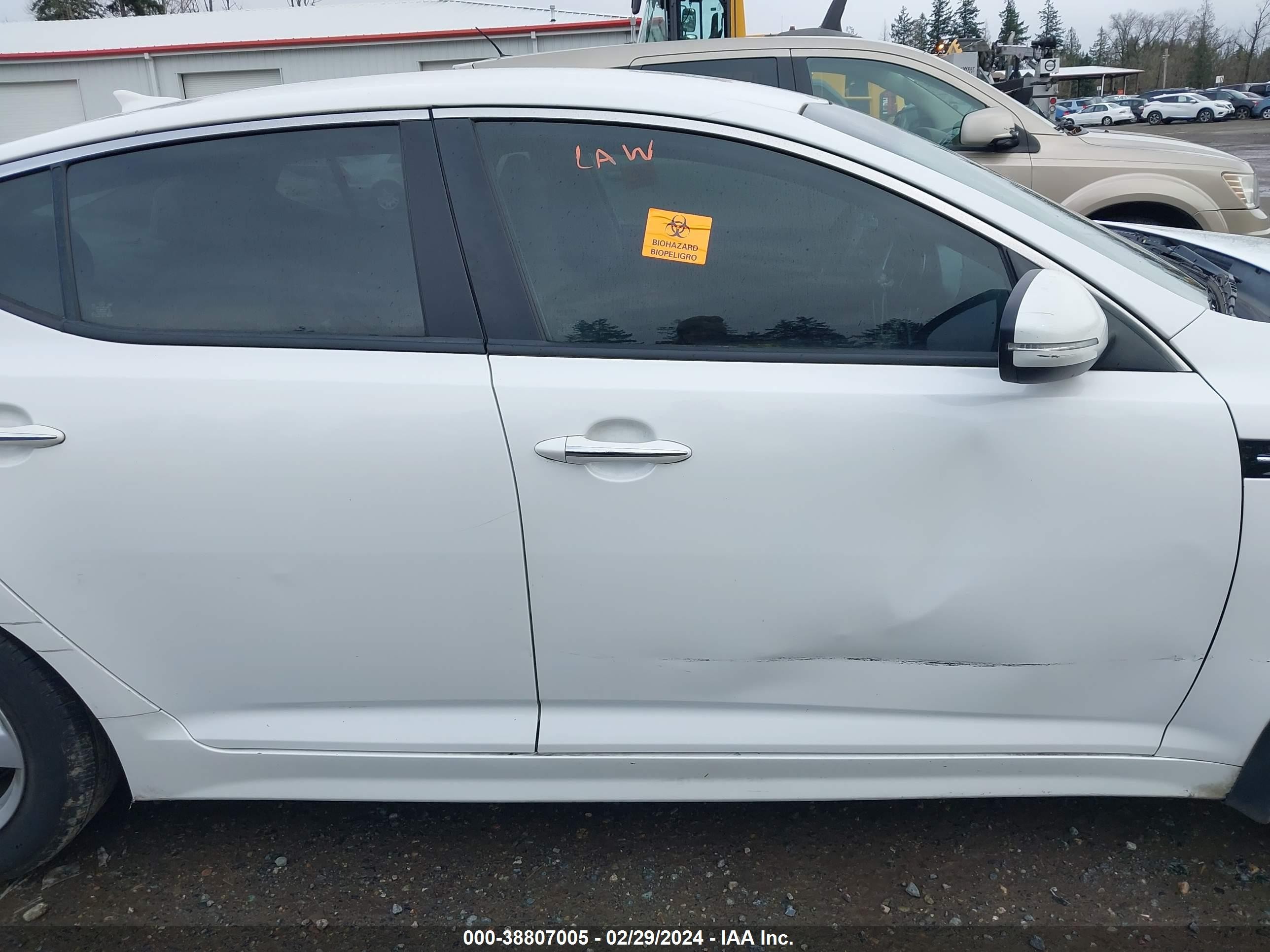 Photo 11 VIN: KNAGM4A77F5658655 - KIA OPTIMA 