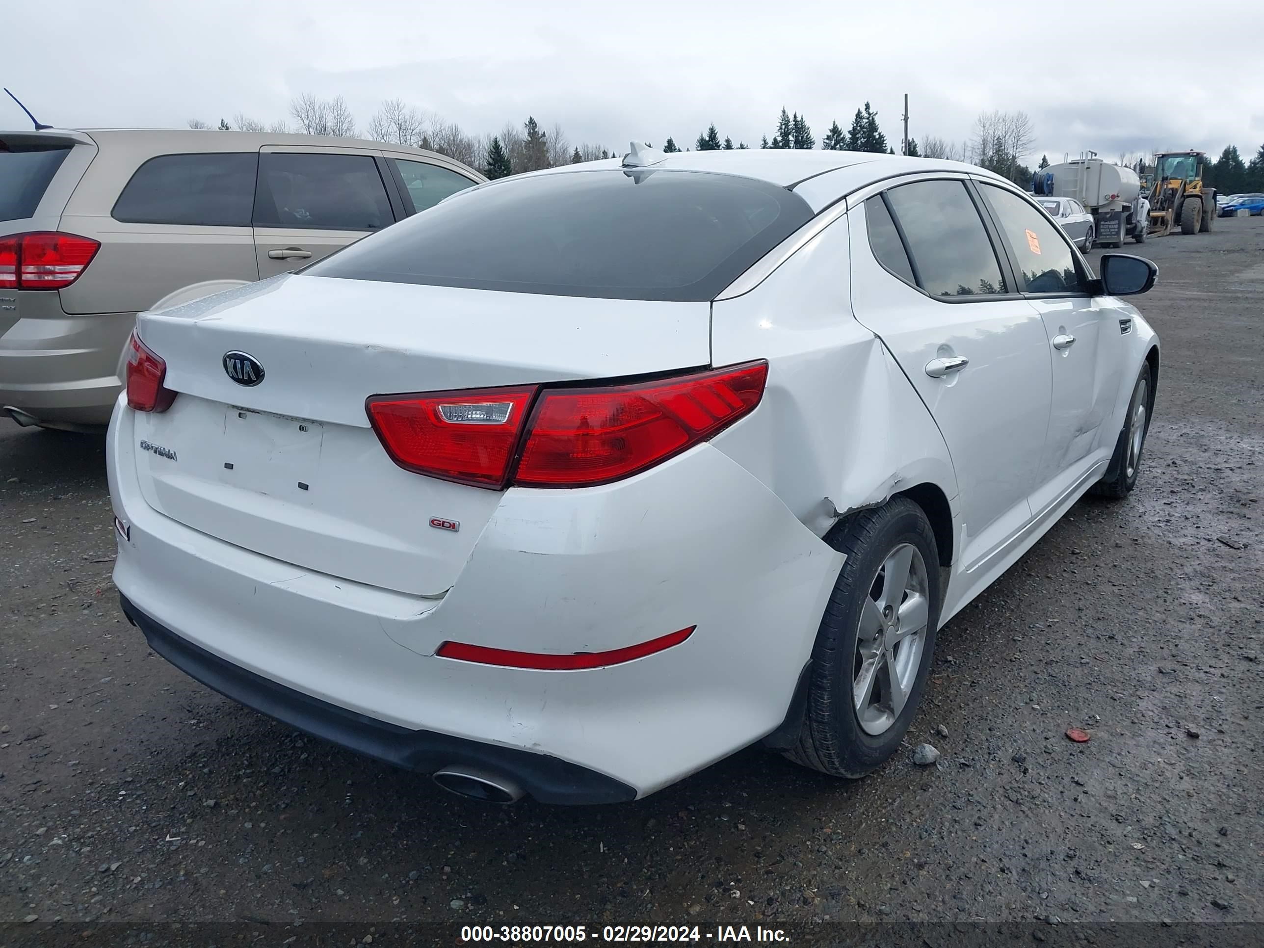 Photo 3 VIN: KNAGM4A77F5658655 - KIA OPTIMA 