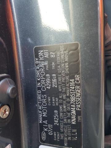 Photo 11 VIN: KNAGM4A78B5174164 - KIA OPTIMA LX 