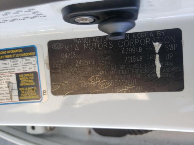 Photo 9 VIN: KNAGM4A78D5412601 - KIA OPTIMA LX 