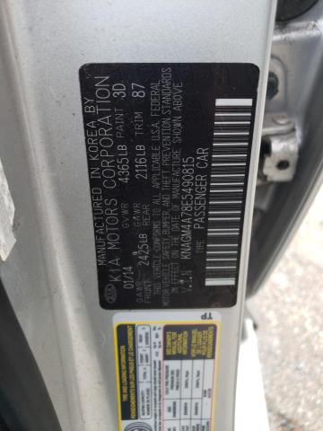 Photo 11 VIN: KNAGM4A78E5490815 - KIA OPTIMA 