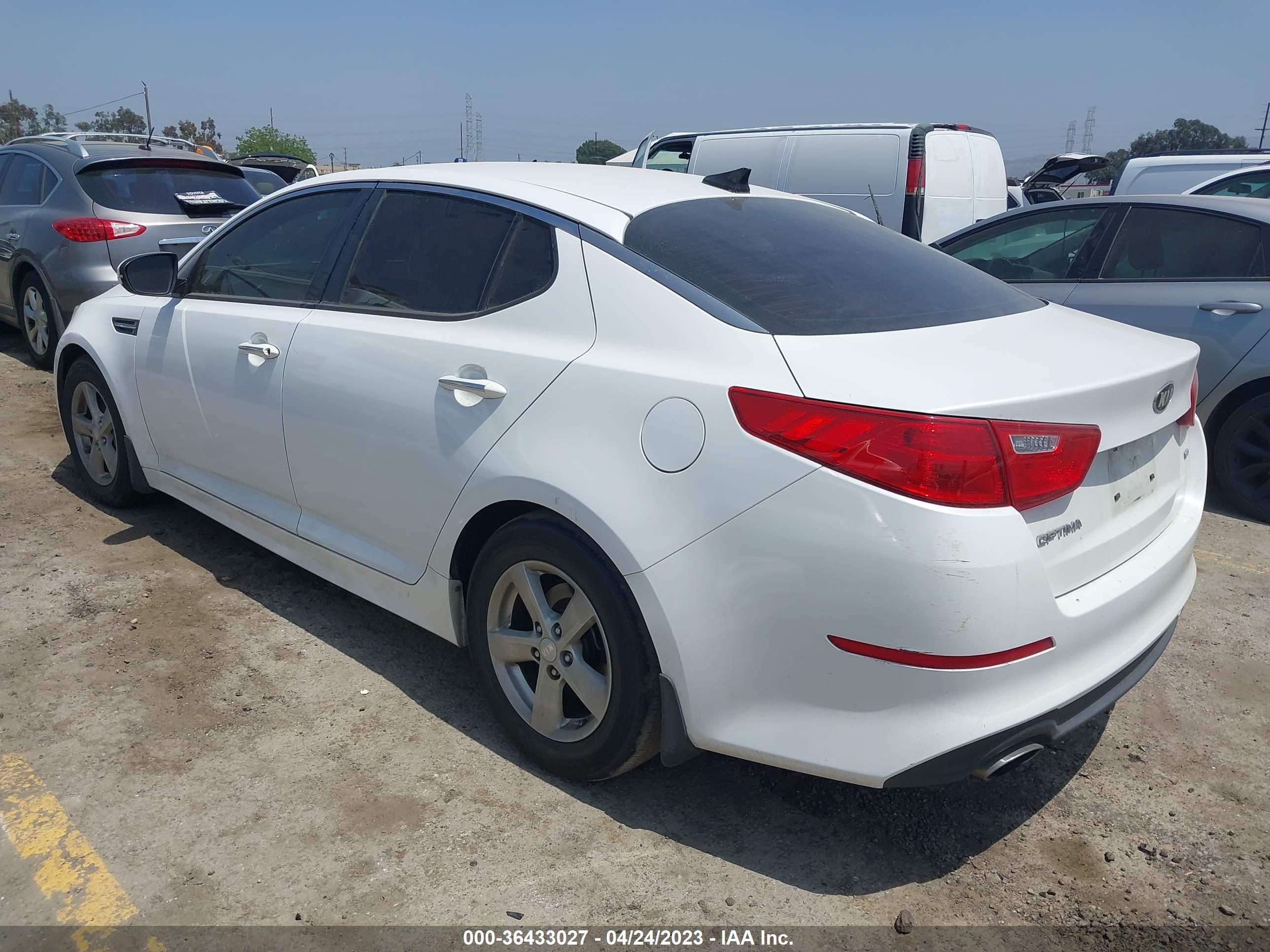 Photo 2 VIN: KNAGM4A78F5546706 - KIA OPTIMA 