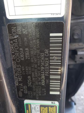 Photo 11 VIN: KNAGM4A79F5615693 - KIA OPTIMA LX 