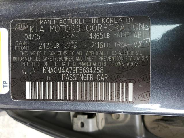 Photo 11 VIN: KNAGM4A79F5634258 - KIA OPTIMA LX 