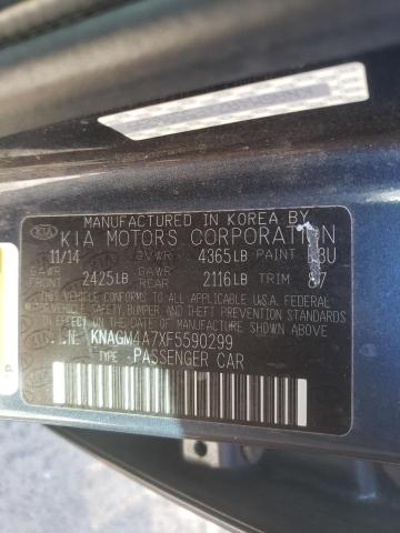 Photo 9 VIN: KNAGM4A7XF5590299 - KIA OPTIMA LX 