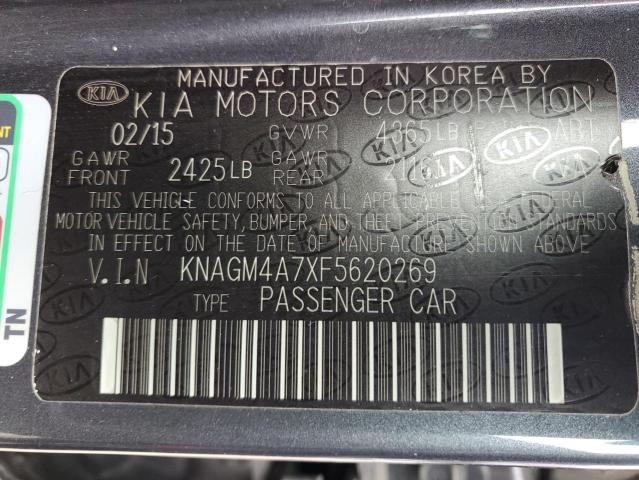 Photo 11 VIN: KNAGM4A7XF5620269 - KIA OPTIMA LX 