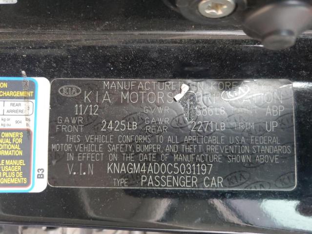 Photo 11 VIN: KNAGM4AD0C5031197 - KIA OPTIMA 