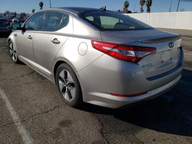 Photo 2 VIN: KNAGM4AD1B5000698 - KIA OPTIMA HYB 