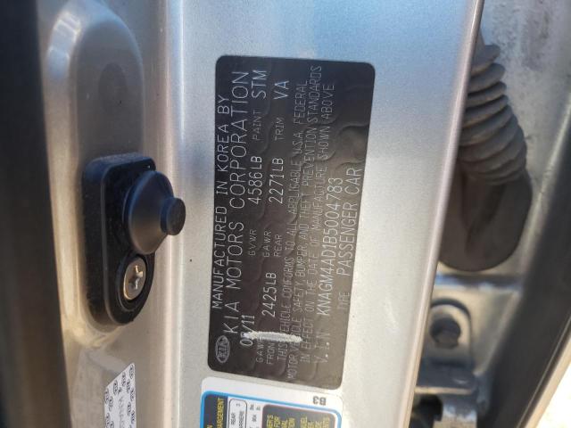 Photo 11 VIN: KNAGM4AD1B5004783 - KIA OPTIMA HYB 