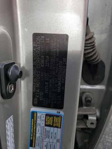 Photo 11 VIN: KNAGM4AD1C5024114 - KIA OPTIMA HYB 