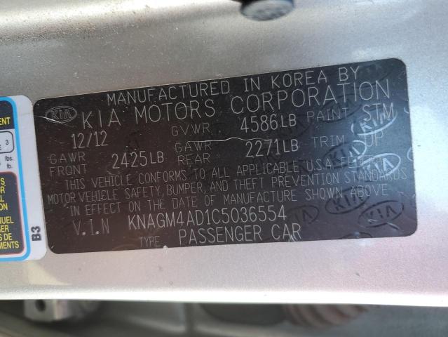 Photo 11 VIN: KNAGM4AD1C5036554 - KIA OPTIMA HYB 