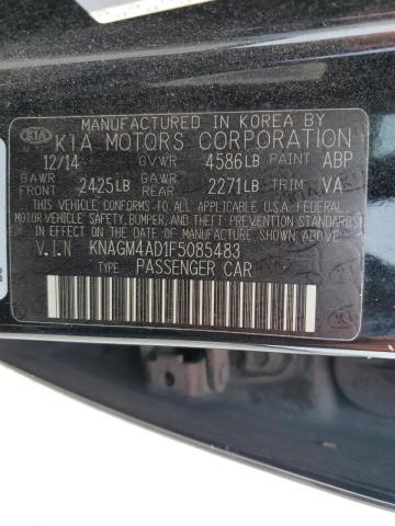 Photo 11 VIN: KNAGM4AD1F5085483 - KIA OPTIMA HYB 