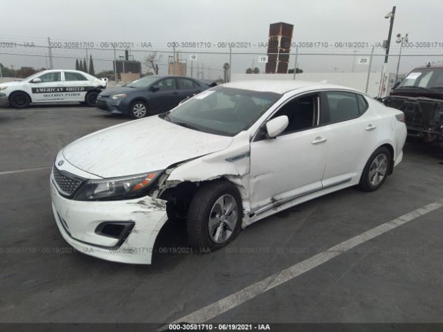 Photo 1 VIN: KNAGM4AD2F5086805 - KIA OPTIMA HYBRID 