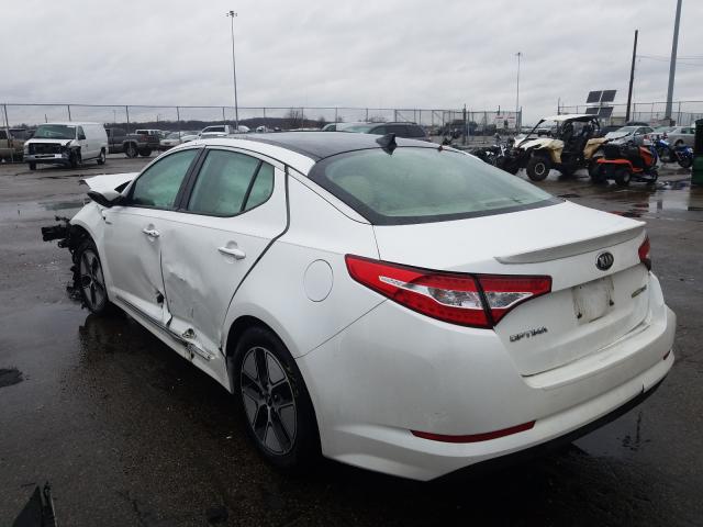 Photo 2 VIN: KNAGM4AD3D5039621 - KIA OPTIMA HYB 