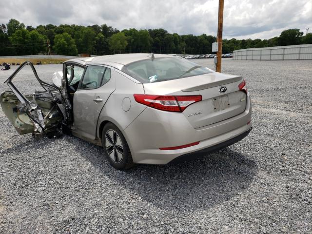 Photo 2 VIN: KNAGM4AD3D5042129 - KIA OPTIMA HYB 