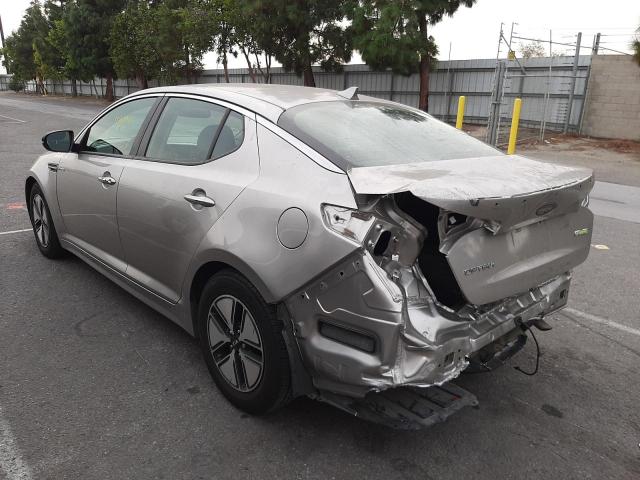 Photo 2 VIN: KNAGM4AD3D5044897 - KIA OPTIMA HYB 