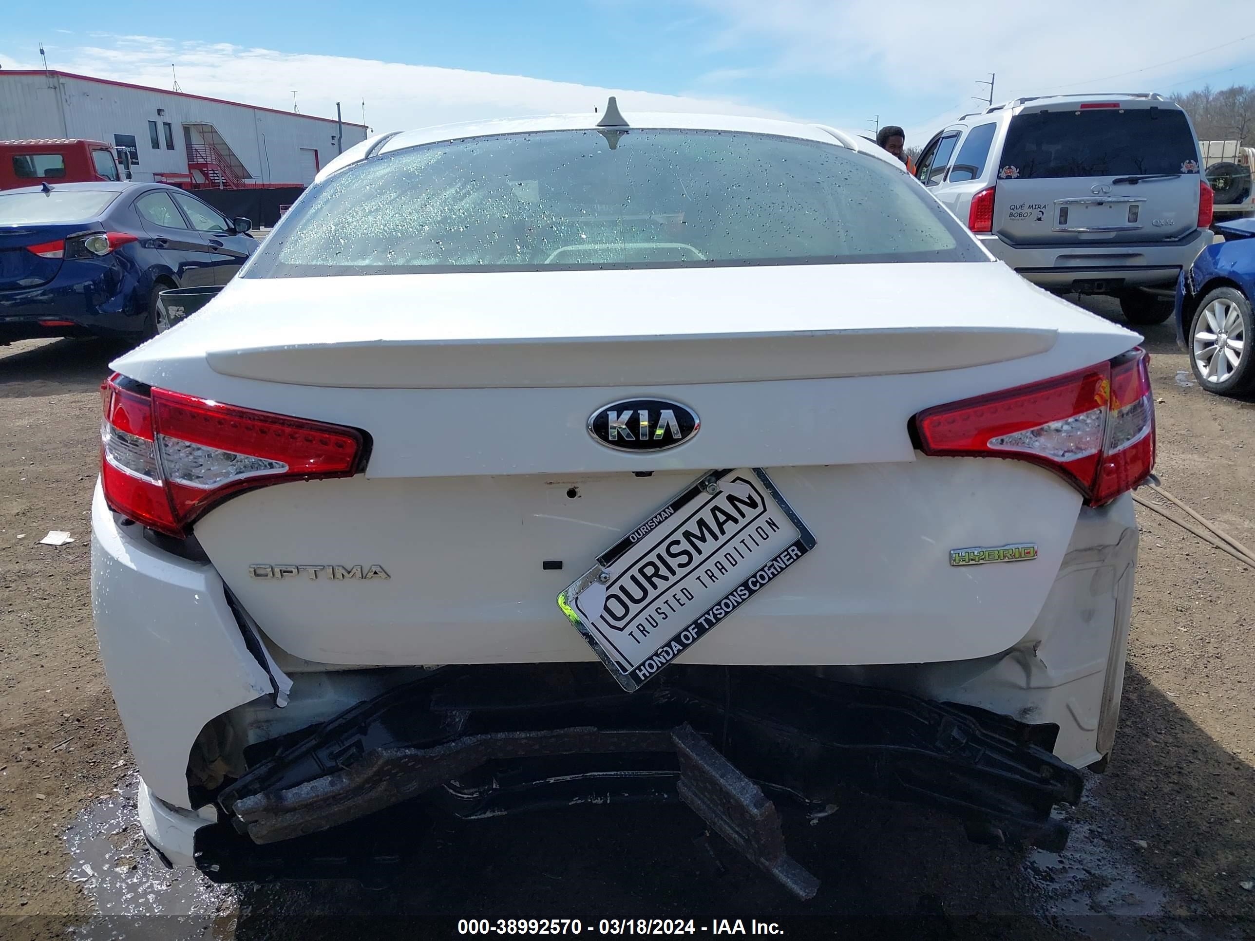 Photo 15 VIN: KNAGM4AD3D5050389 - KIA OPTIMA 