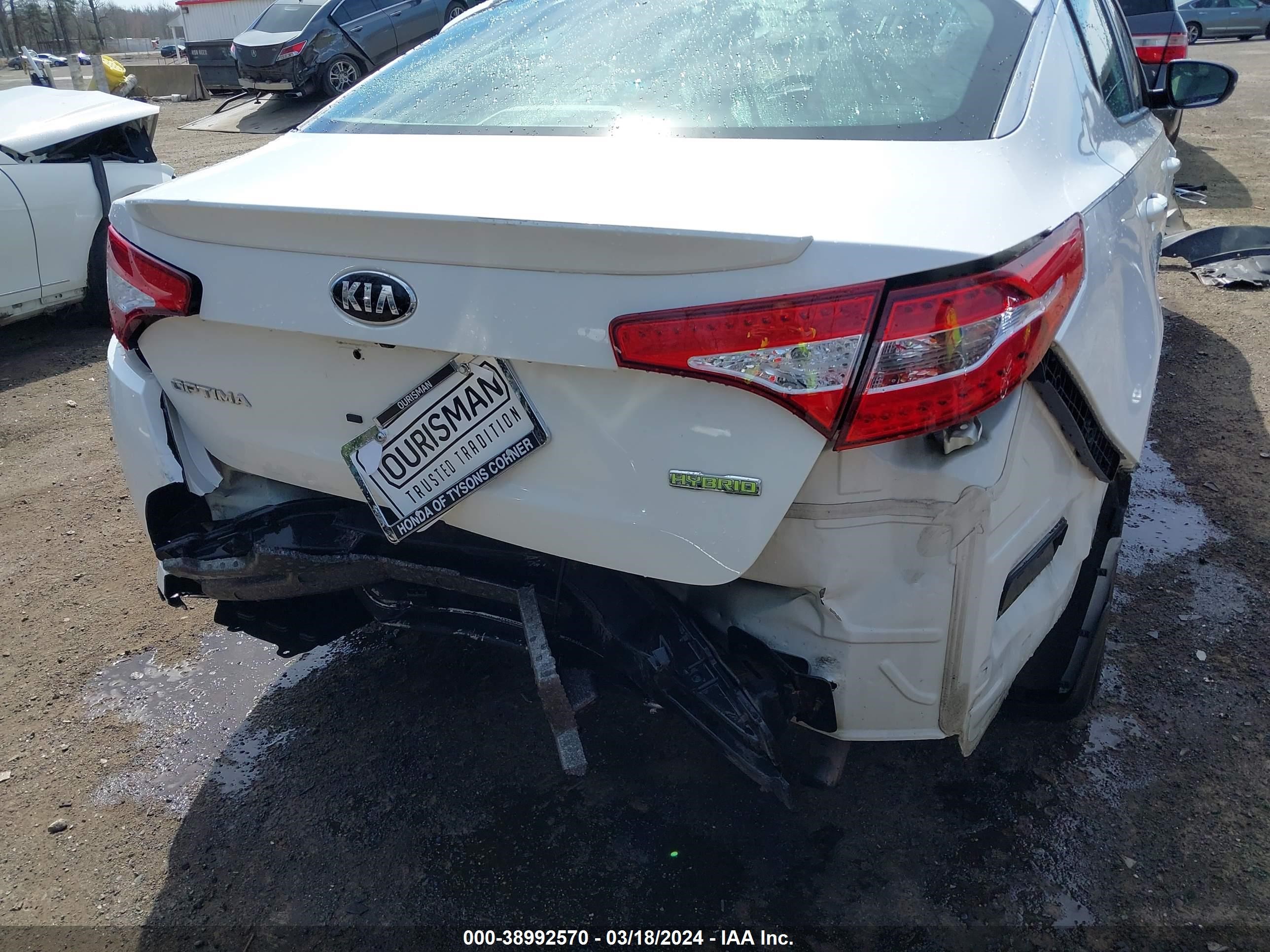 Photo 5 VIN: KNAGM4AD3D5050389 - KIA OPTIMA 