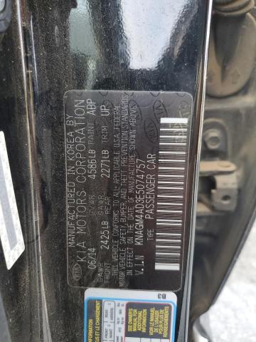 Photo 11 VIN: KNAGM4AD3E5074757 - KIA OPTIMA HYB 