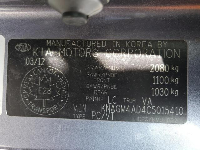 Photo 12 VIN: KNAGM4AD4C5015410 - KIA OPTIMA 