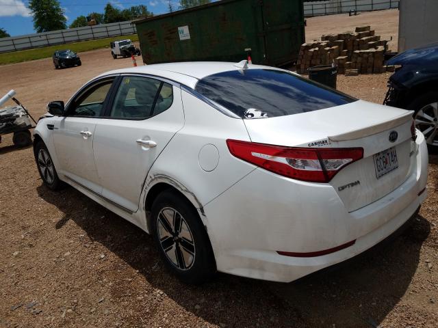 Photo 2 VIN: KNAGM4AD5D5045033 - KIA OPTIMA HYB 