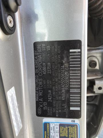 Photo 11 VIN: KNAGM4AD5D5061474 - KIA OPTIMA 