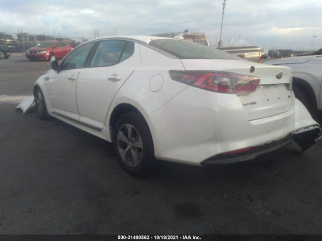 Photo 2 VIN: KNAGM4AD5F5080691 - KIA OPTIMA HYBRID 