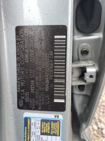 Photo 11 VIN: KNAGM4AD5G5095225 - KIA OPTIMA HYB 