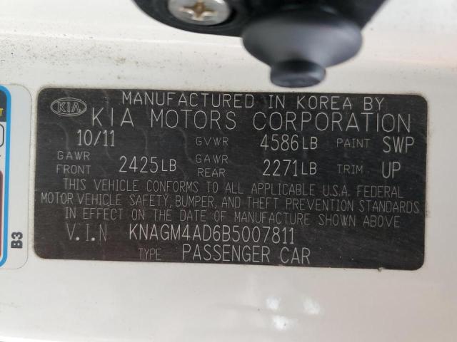 Photo 11 VIN: KNAGM4AD6B5007811 - KIA OPTIMA HYB 