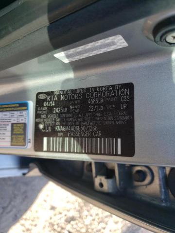 Photo 9 VIN: KNAGM4AD6E5071268 - KIA OPTIMA HYB 