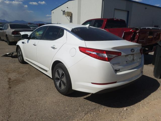 Photo 2 VIN: KNAGM4AD7D5041727 - KIA OPTIMA HYB 