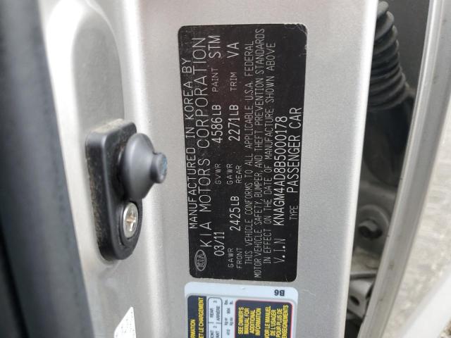 Photo 11 VIN: KNAGM4AD8B5000178 - KIA OPTIMA HYB 