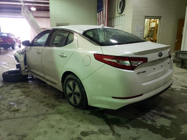 Photo 2 VIN: KNAGM4AD8D5062229 - KIA OPTIMA HYB 