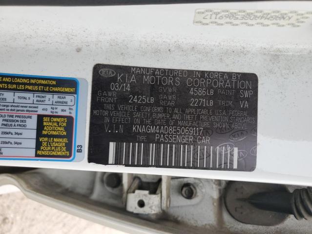 Photo 11 VIN: KNAGM4AD8E5069117 - KIA OPTIMA HYB 