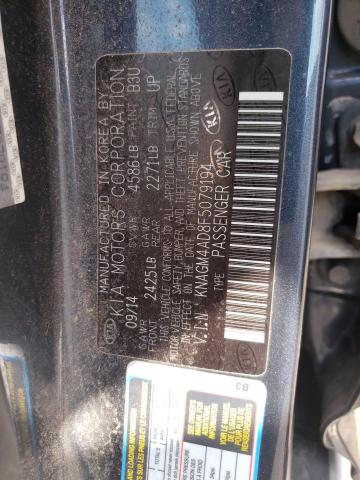 Photo 11 VIN: KNAGM4AD8F5079194 - KIA OPTIMA 