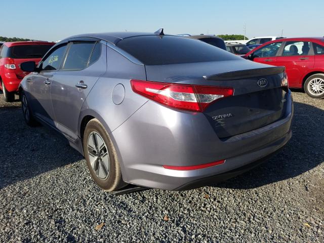 Photo 2 VIN: KNAGM4AD9B5003722 - KIA OPTIMA HYB 