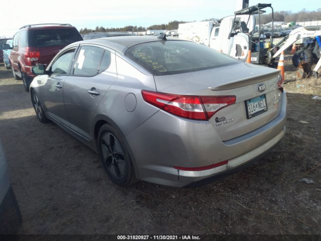 Photo 2 VIN: KNAGM4AD9D5053071 - KIA OPTIMA HYBRID 