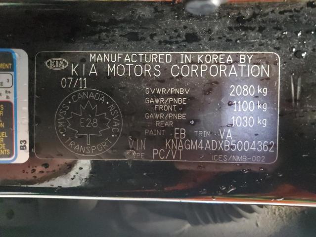 Photo 11 VIN: KNAGM4ADXB5004362 - KIA OPTIMA 